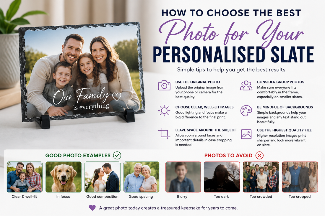 How to Choose the Best Photo for a Personalised Slate
