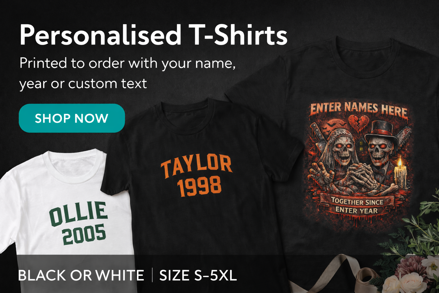 Personalised T-shirts