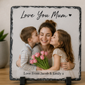 Personalised Photo Slate Gift for Mum Dad or Grandparents