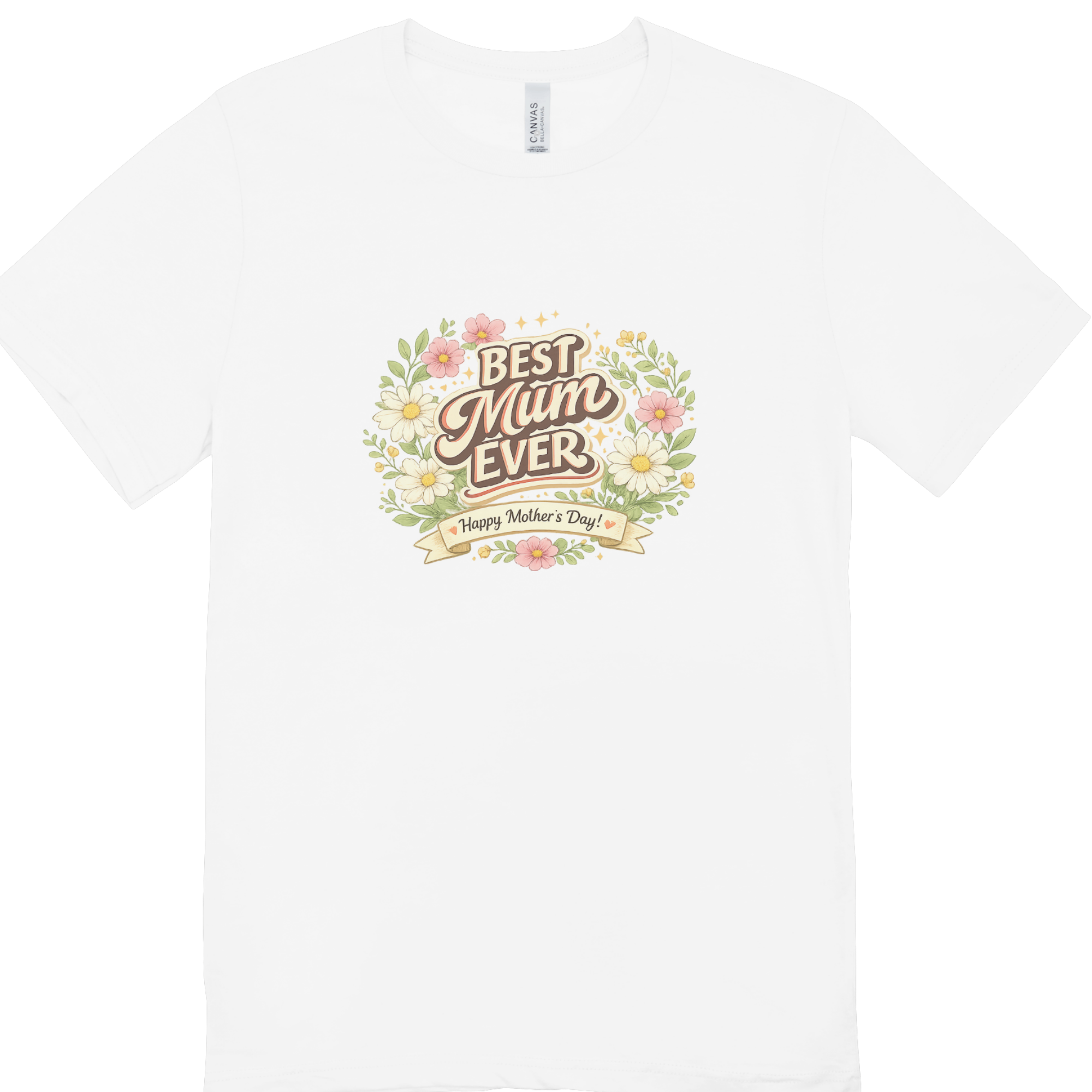 Best Mum Ever Floral Mother’s Day T-Shirt & Hoodie