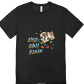 Hey Shit Stain Funny Toilet Roll T-Shirt