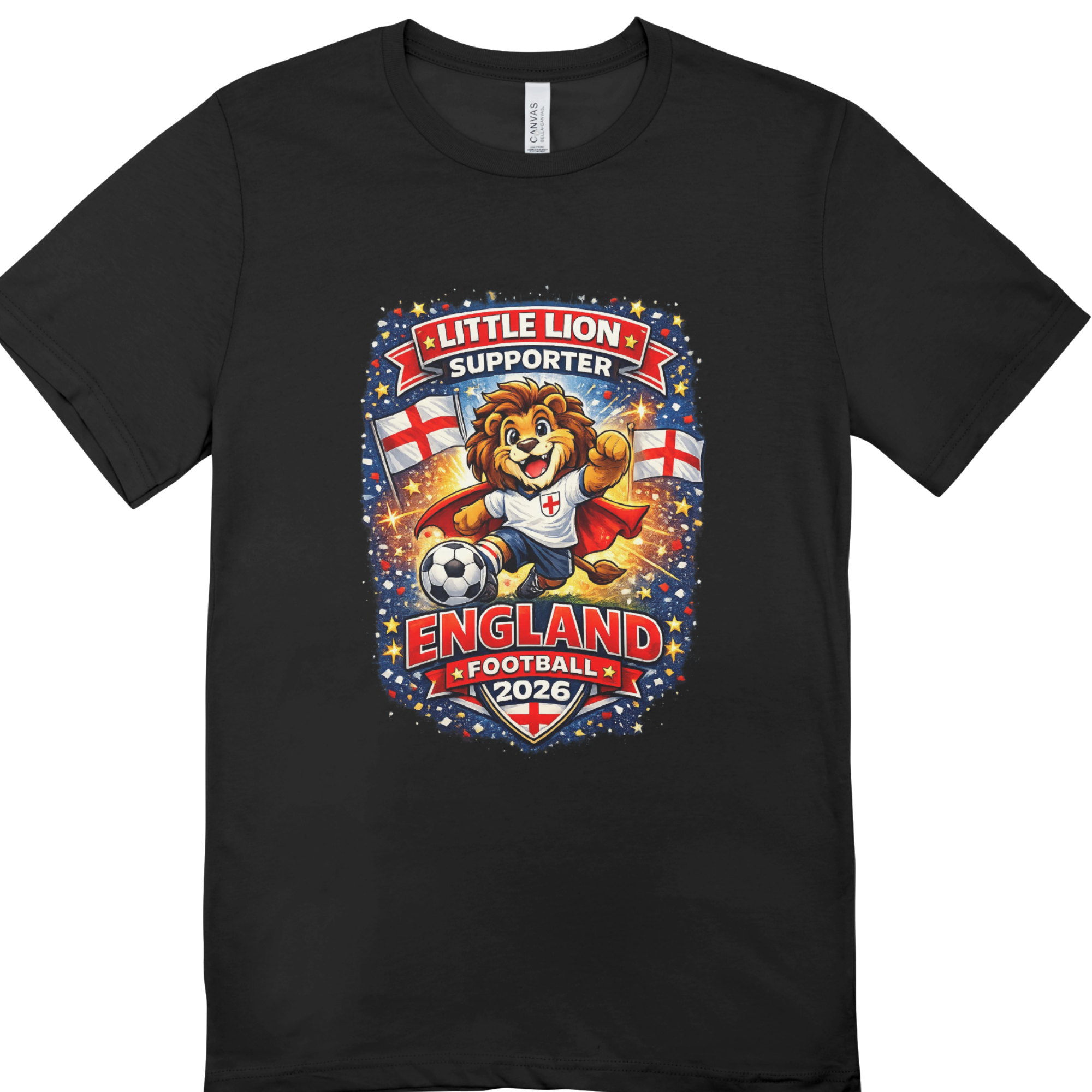 Kids Little Lion England Football 2026 T-Shirt