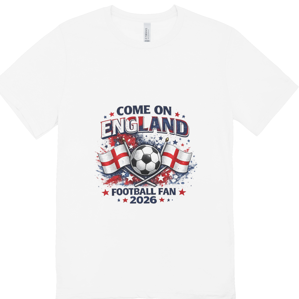 Kids Come On England Football Fan 2026 T-Shirt
