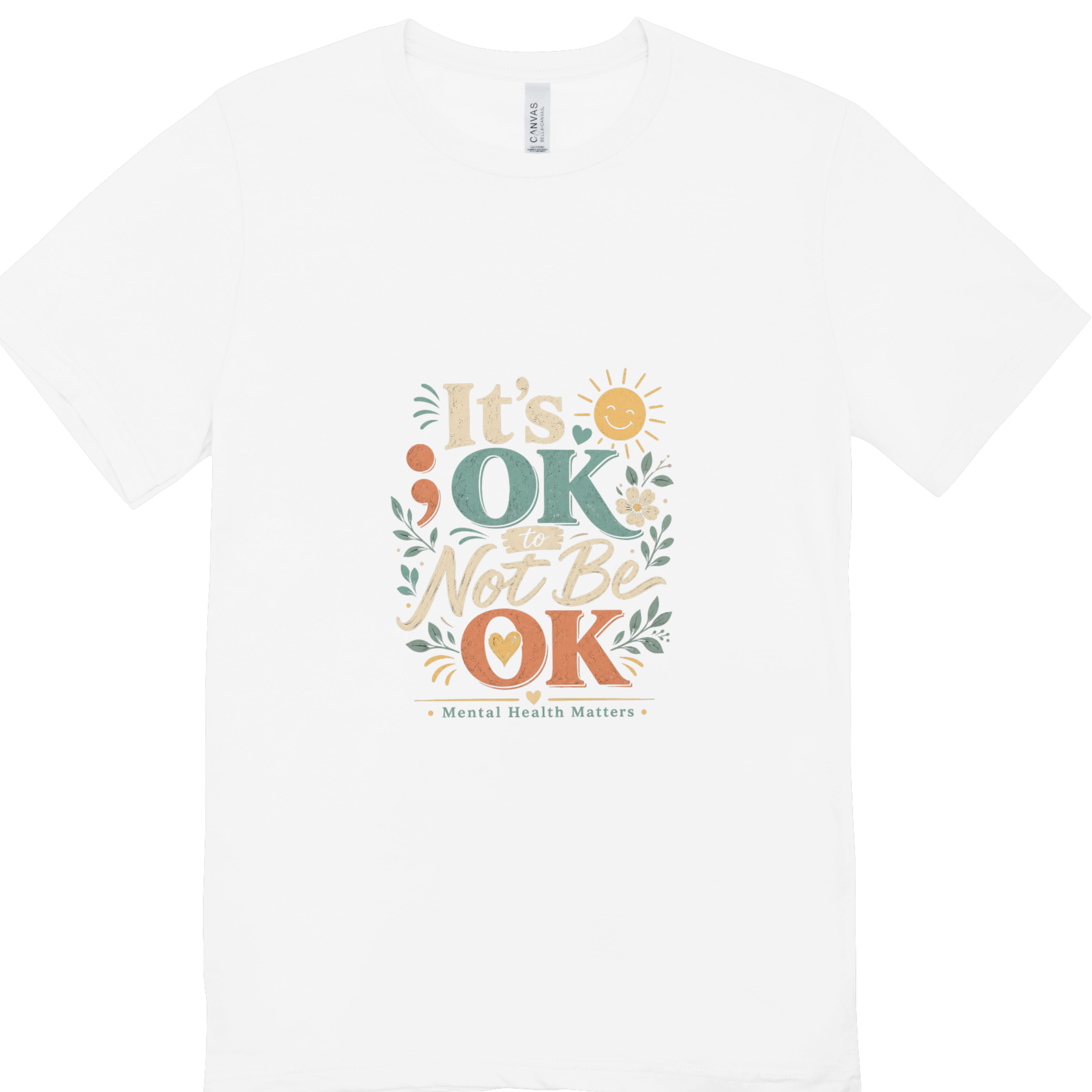 It’s OK To Not Be OK Mental Health T-Shirt