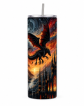 Gothic Dragon Castle 20oz Skinny Tumbler