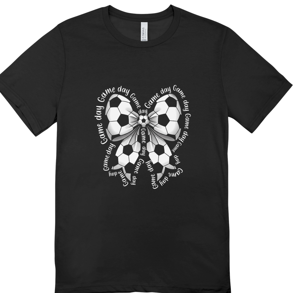 Football Game Day Bow T-Shirt