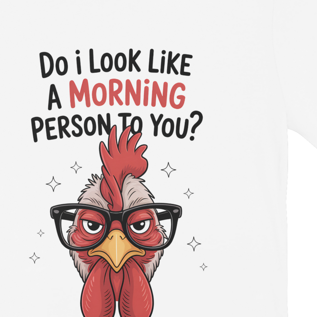 Do I Look Like A Morning Person Chicken T-Shirt