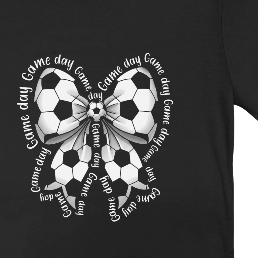Football Game Day Bow T-Shirt