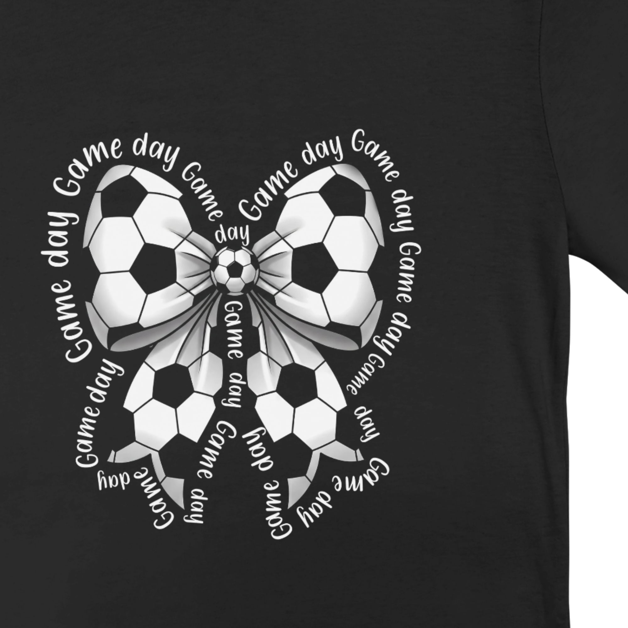 Football Game Day Bow T-Shirt