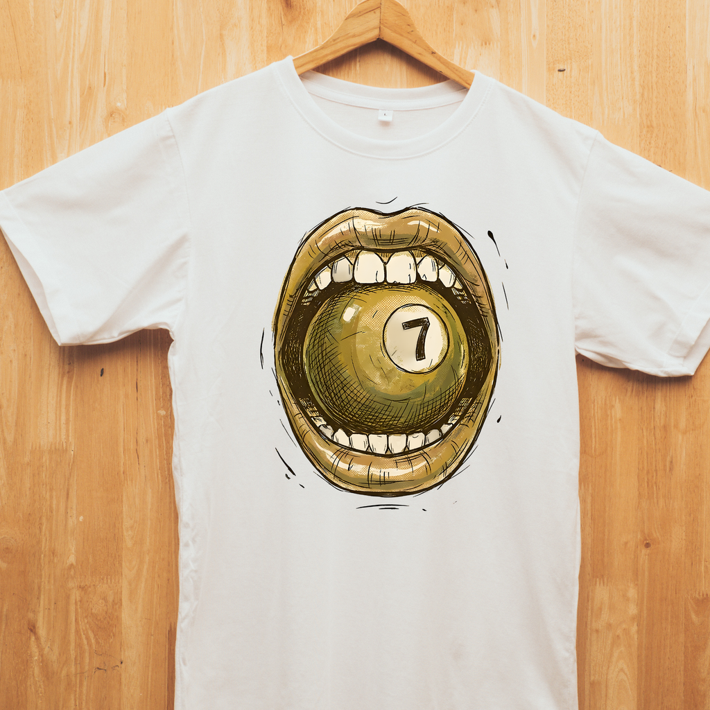 Lucky 7 Pool Ball T-Shirt