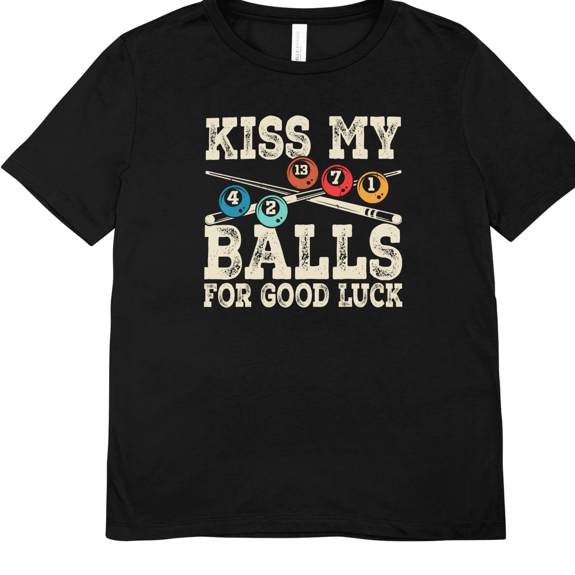 Kiss My Balls Pool T-Shirt