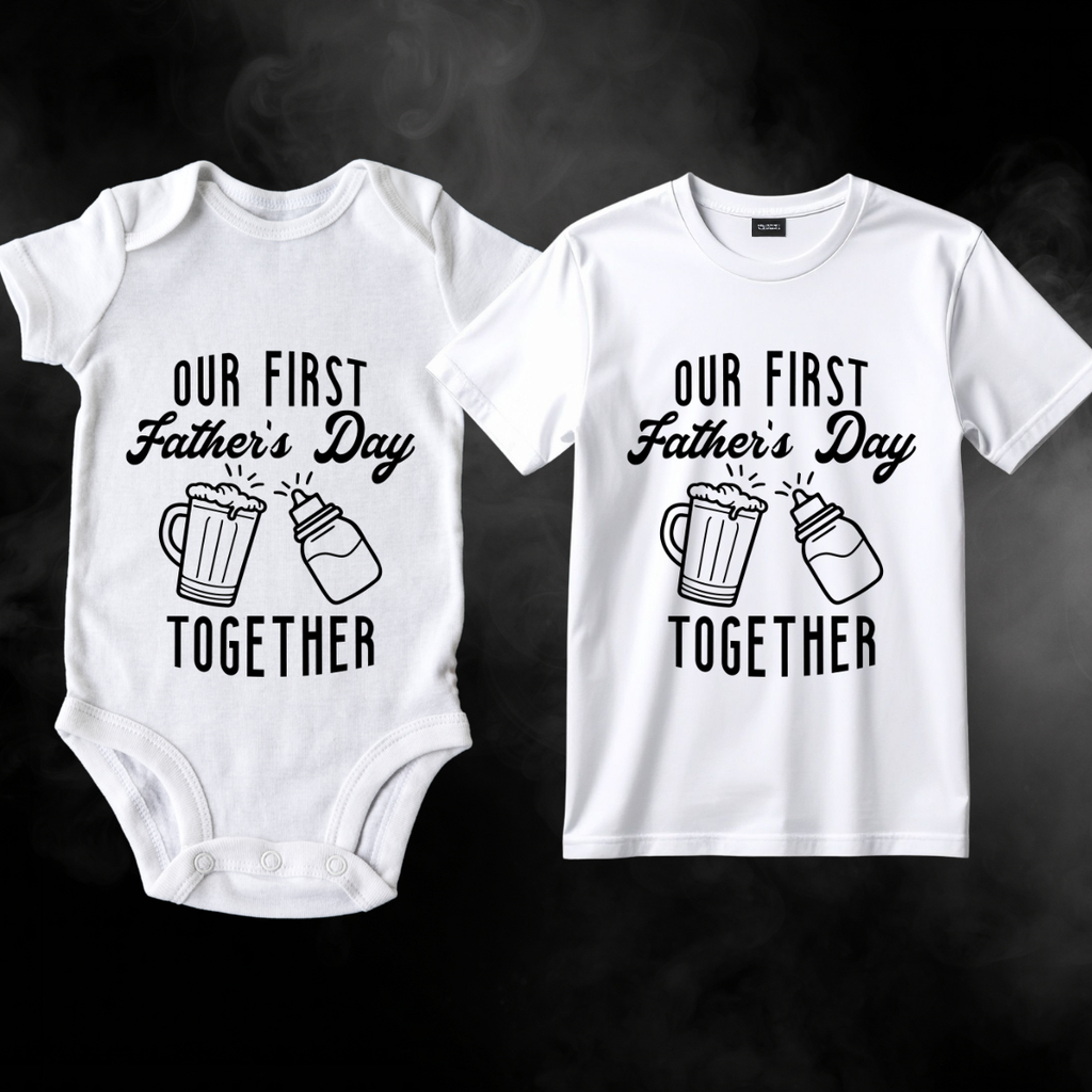 Our First Father’s Day Together Baby Grow & T-Shirt Bundle