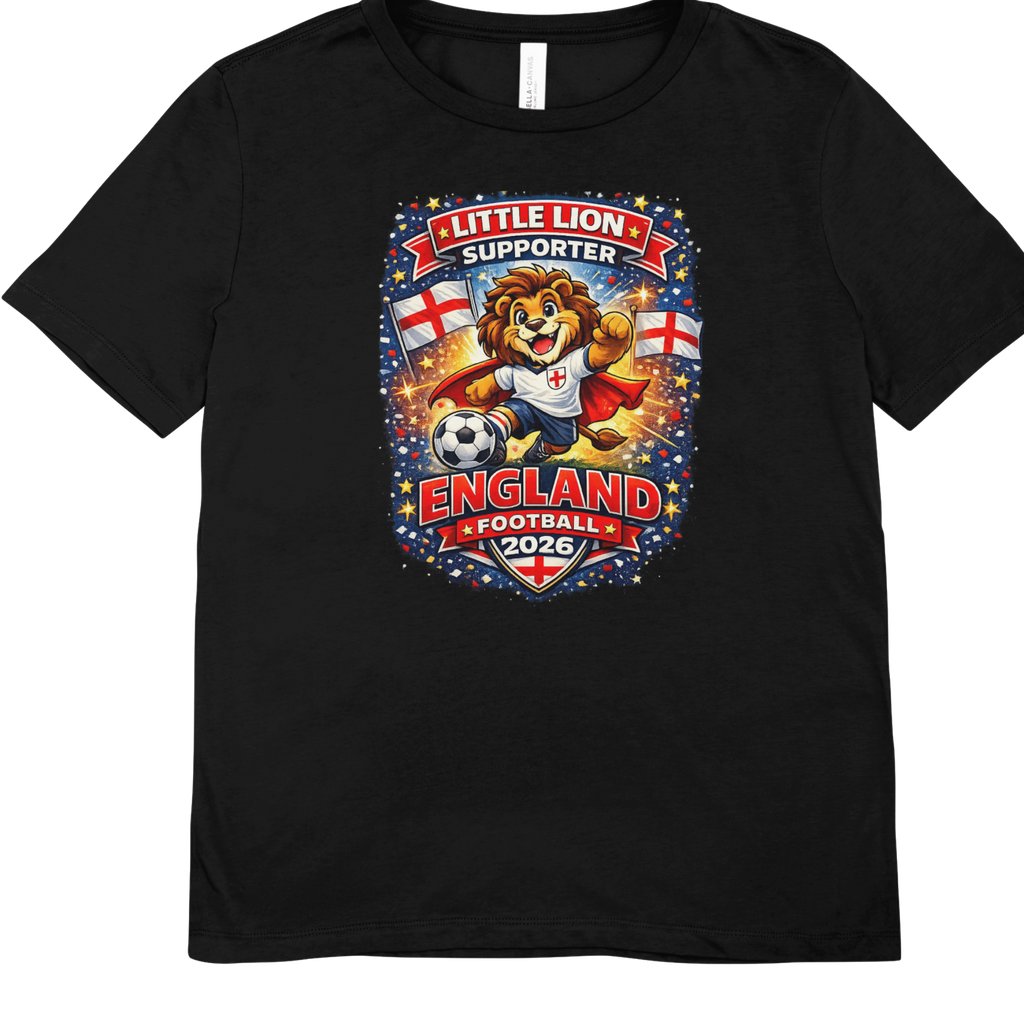 Kids Little Lion England Football 2026 T-Shirt