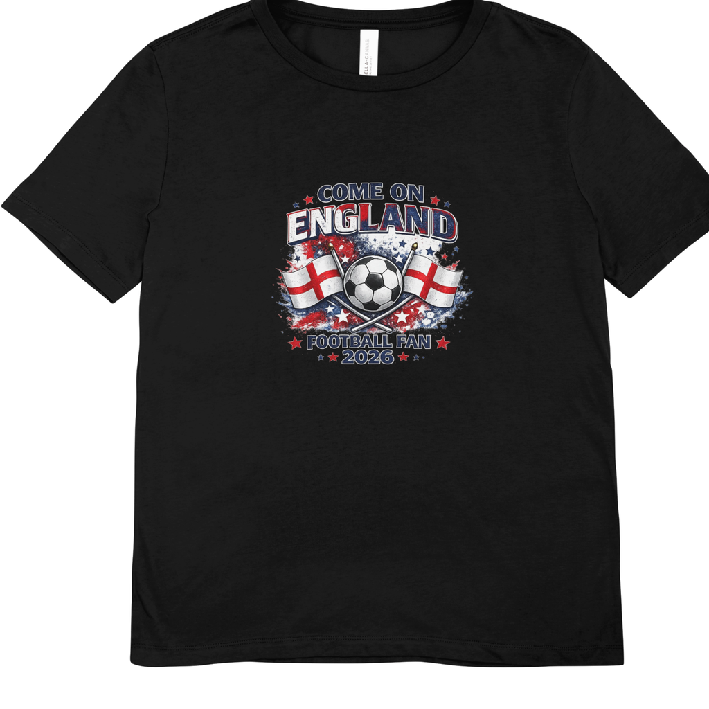 Kids Come On England Football Fan 2026 T-Shirt