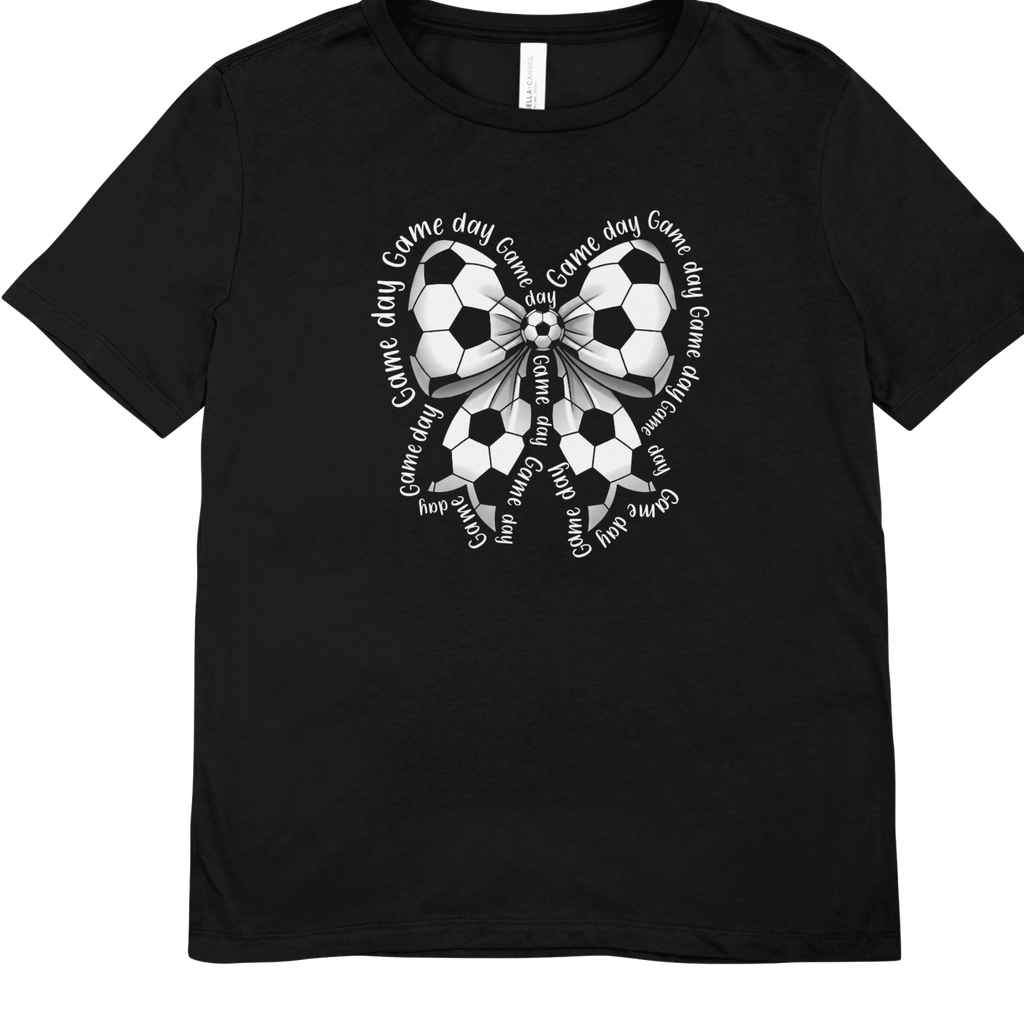 Football Game Day Bow T-Shirt