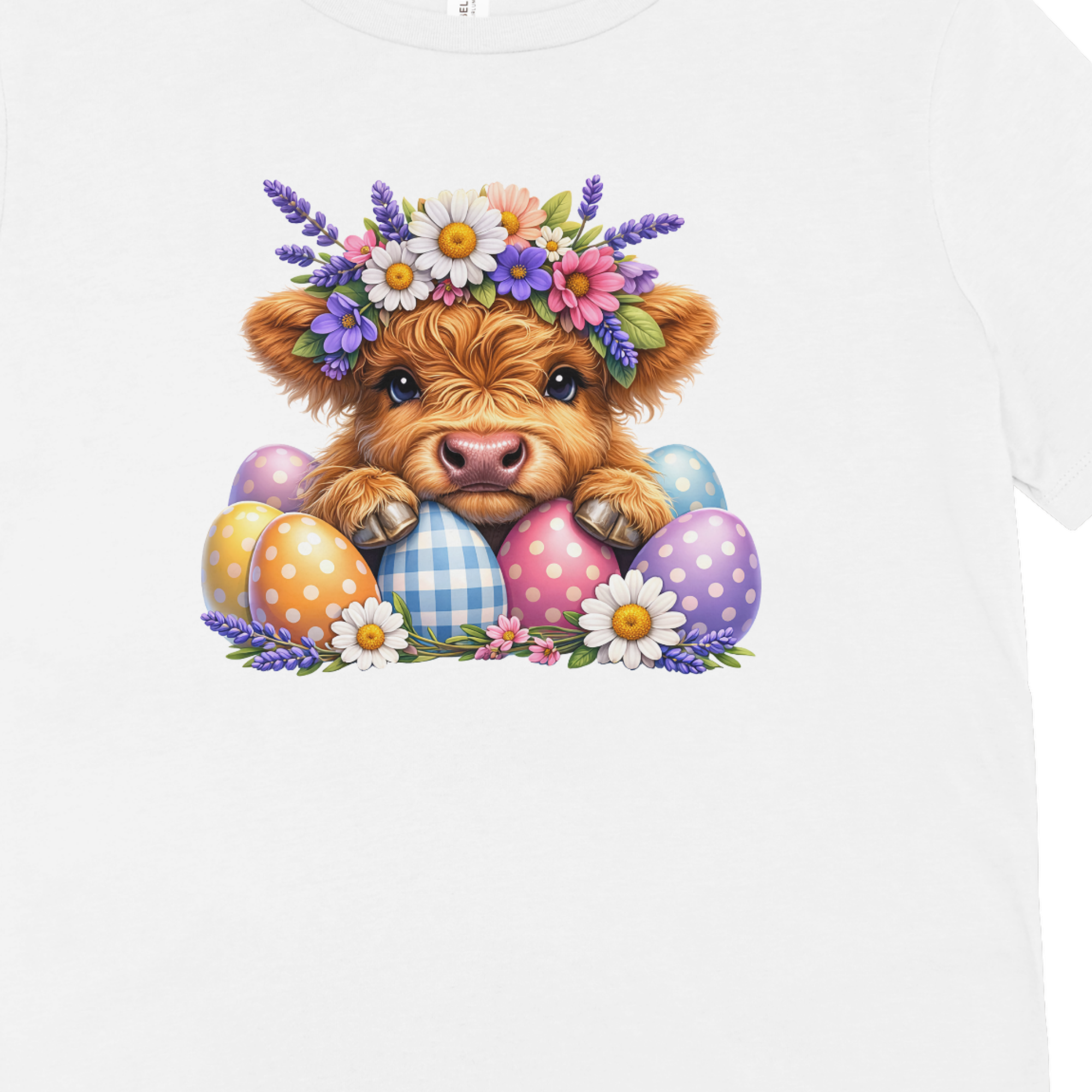 Highland Cow Easter T-Shirt
