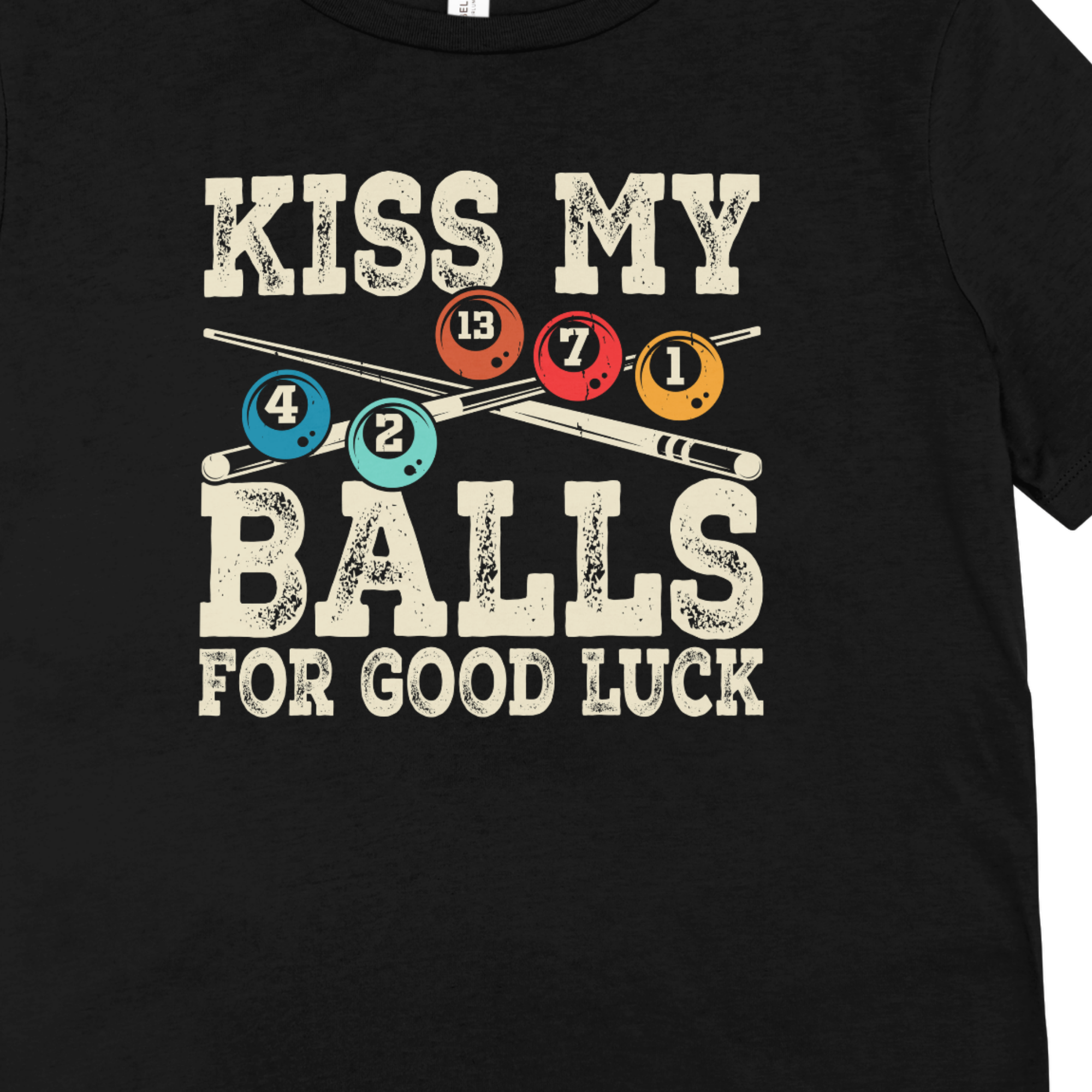 Kiss My Balls Pool T-Shirt