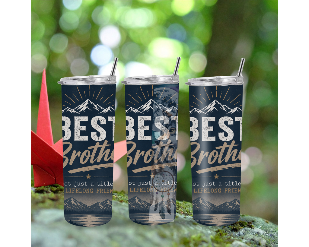 Best Brother Friend 20oz Stainless Steel Tumbler