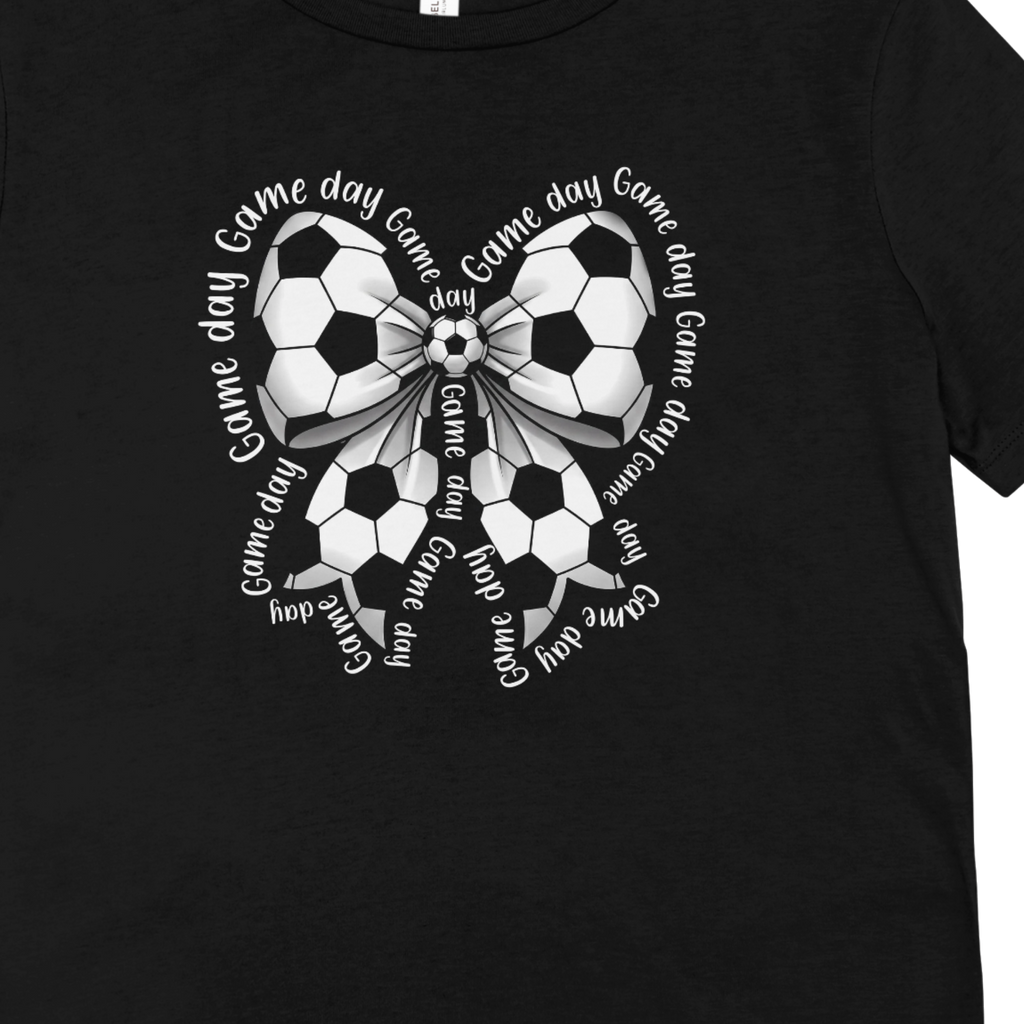 Football Game Day Bow T-Shirt