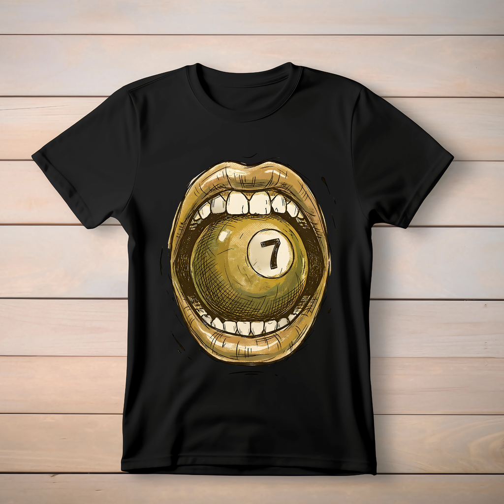 Lucky 7 Pool Ball T-Shirt