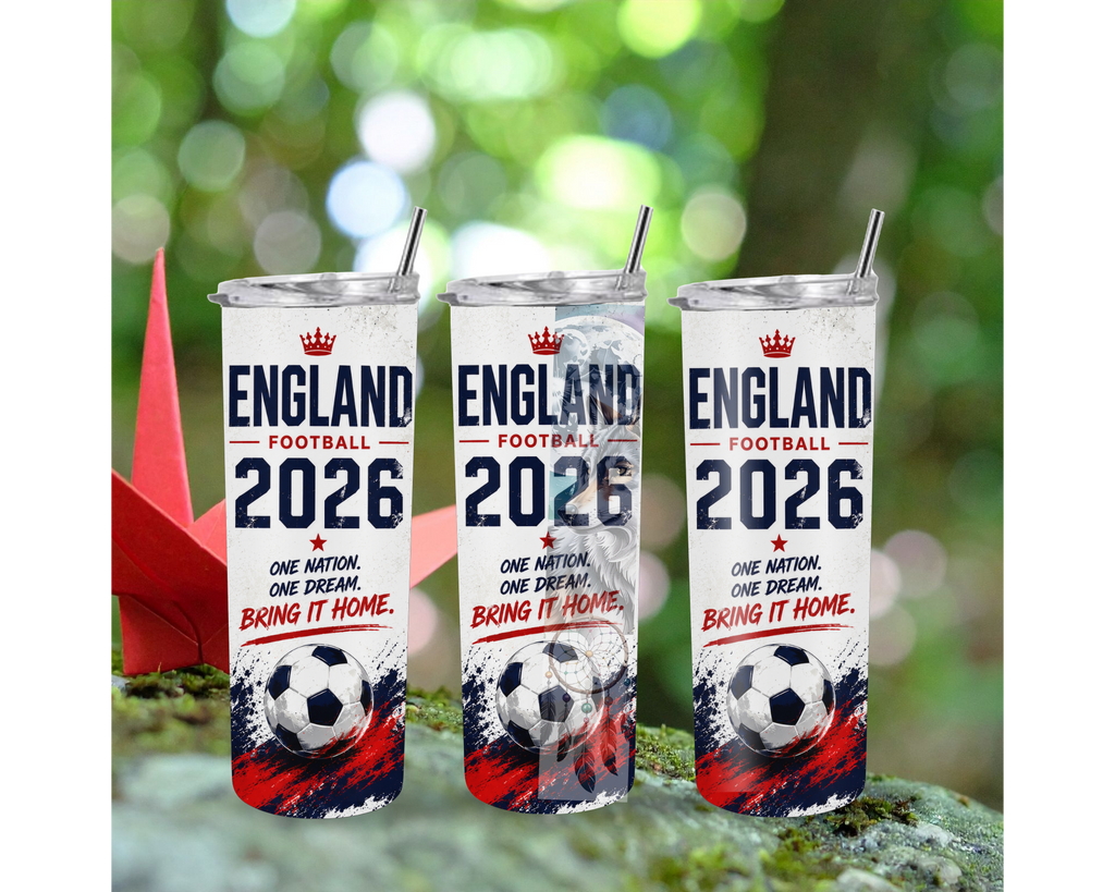 England Football 2026 Stainless Steel Tumbler