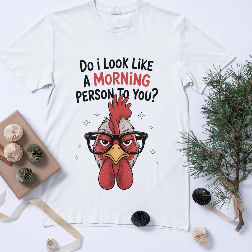 Do I Look Like A Morning Person Chicken T-Shirt