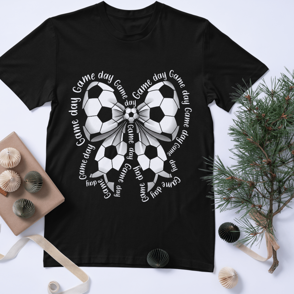 Football Game Day Bow T-Shirt
