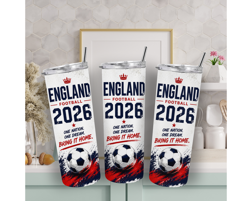 England Football 2026 Stainless Steel Tumbler
