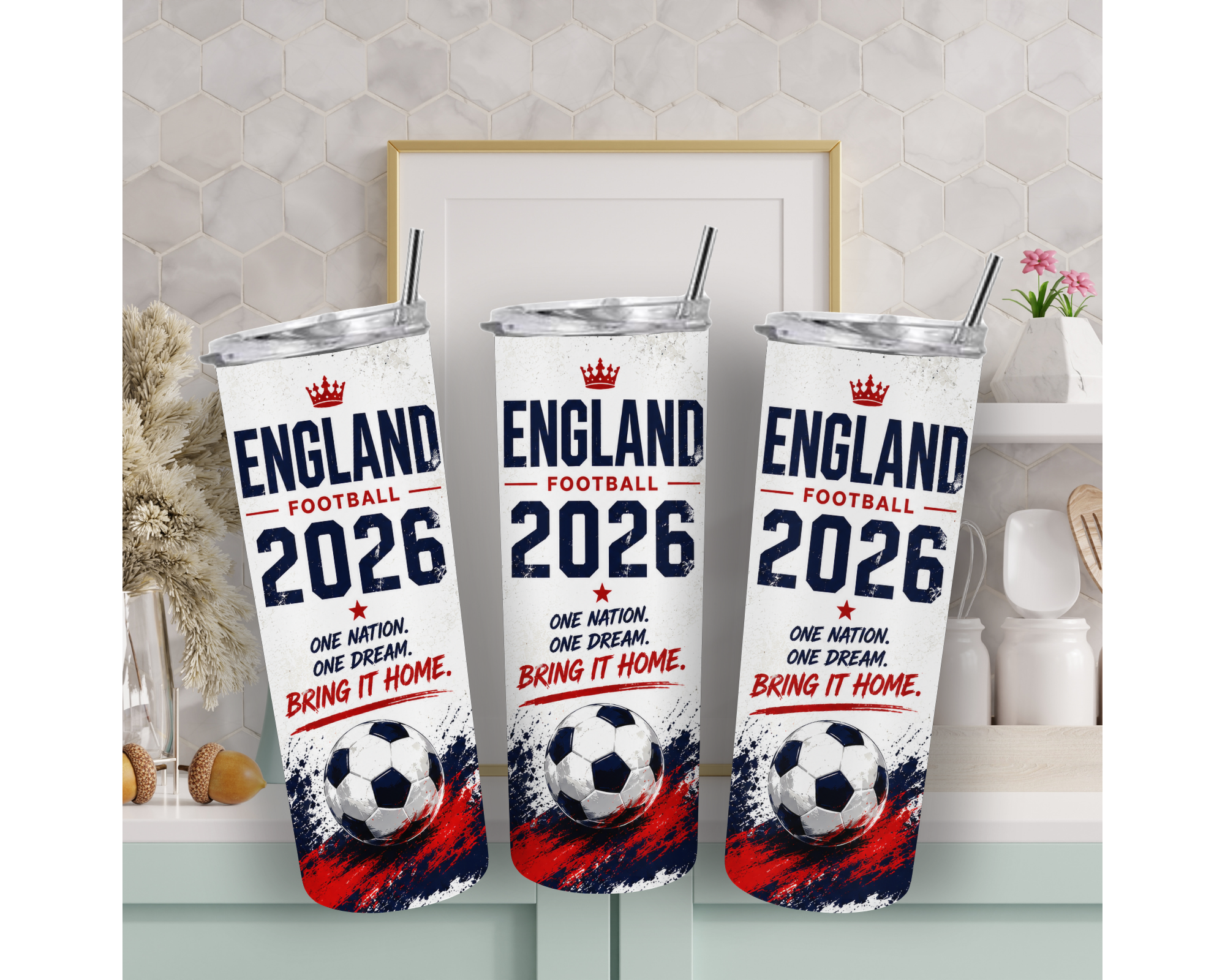 England Football 2026 Stainless Steel Tumbler