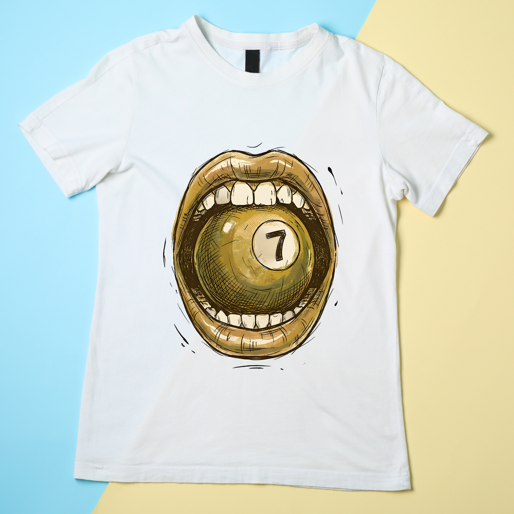 Lucky 7 Pool Ball T-Shirt