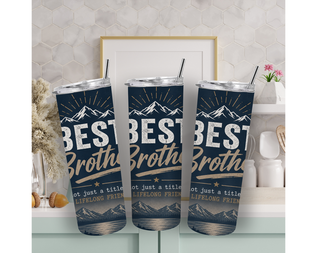 Best Brother Friend 20oz Stainless Steel Tumbler