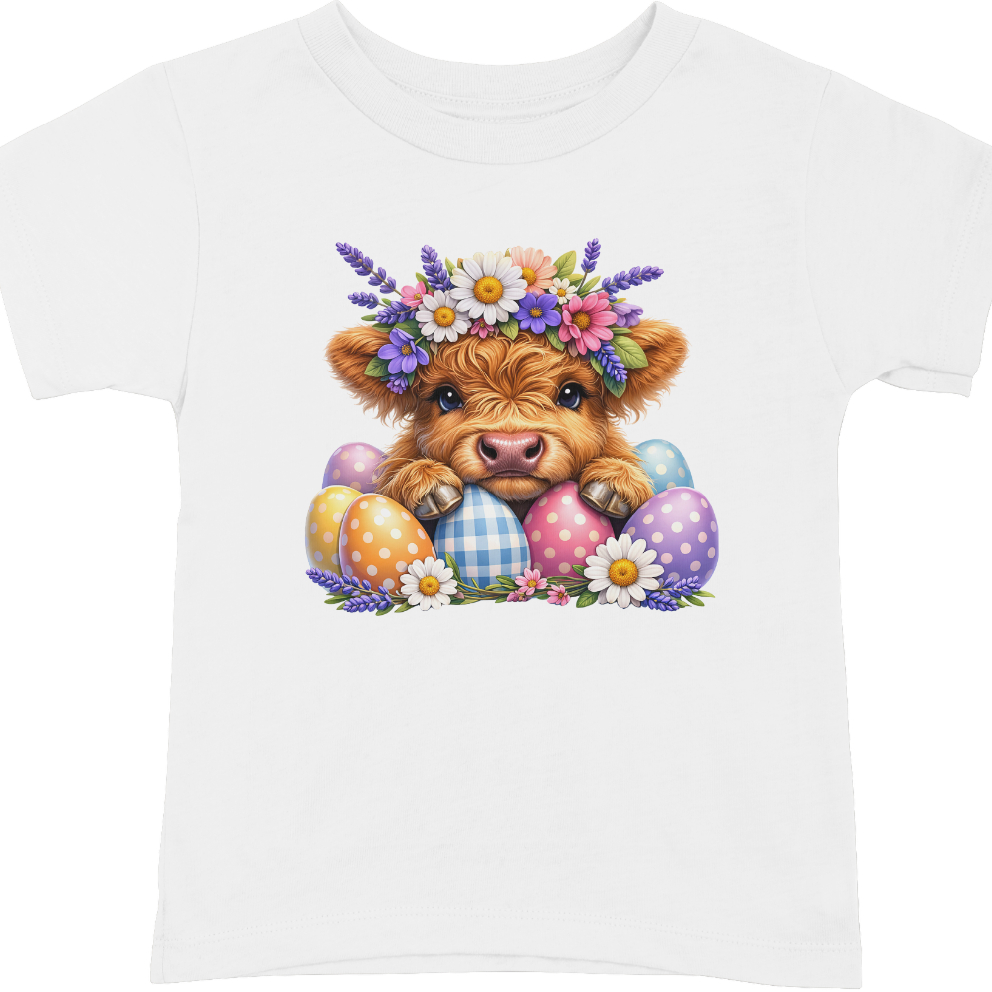 Highland Cow Easter T-Shirt