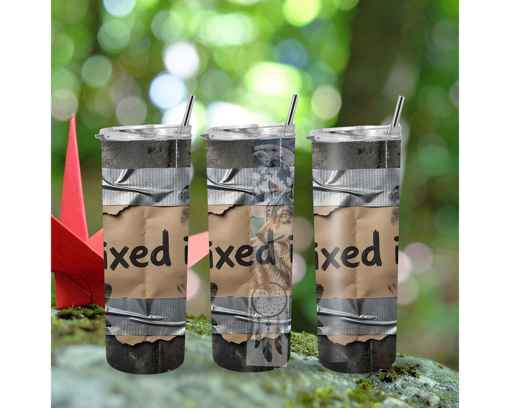 Fixed It 20oz Stainless Steel Tumbler