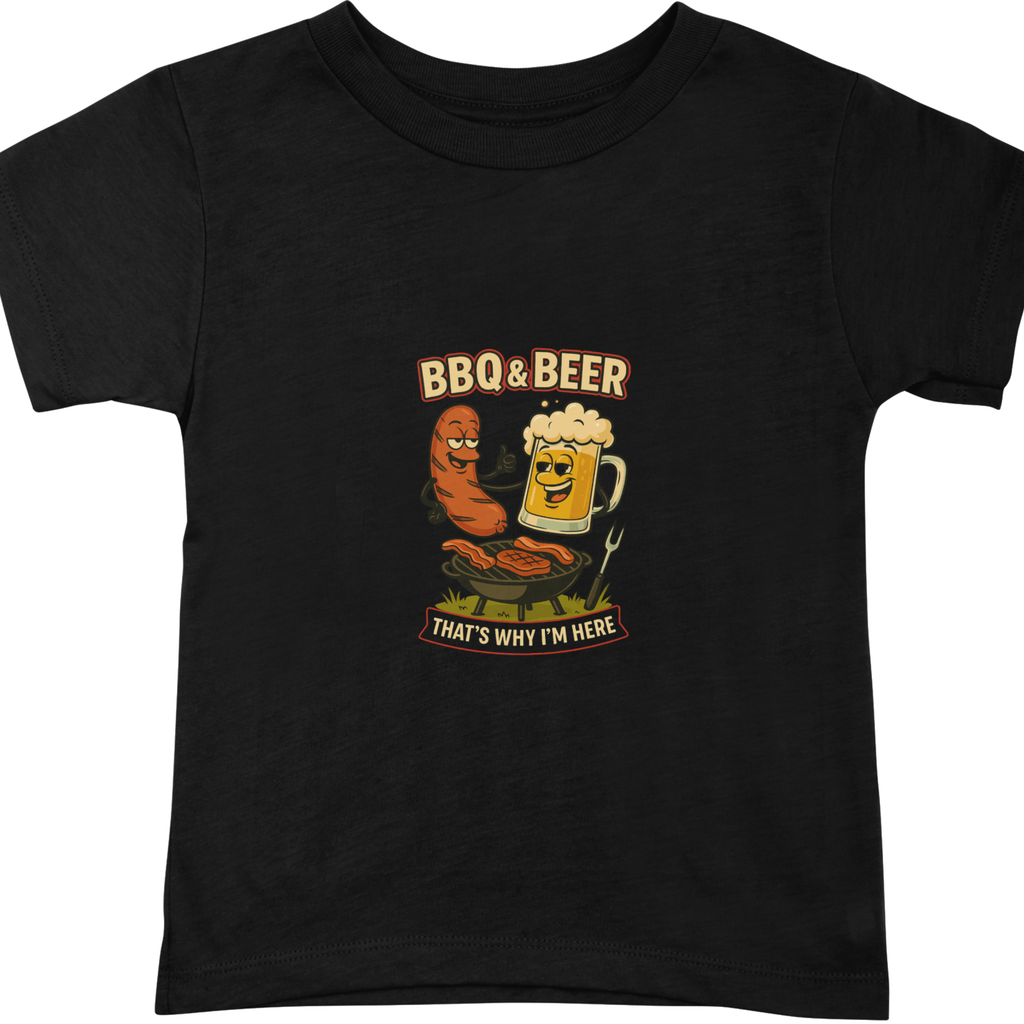 BBQ & Beer Funny T-Shirt