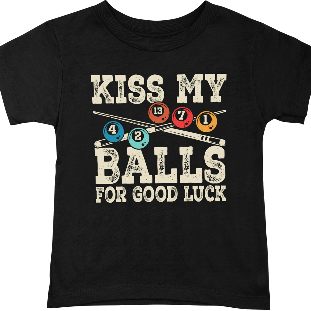 Kiss My Balls Pool T-Shirt