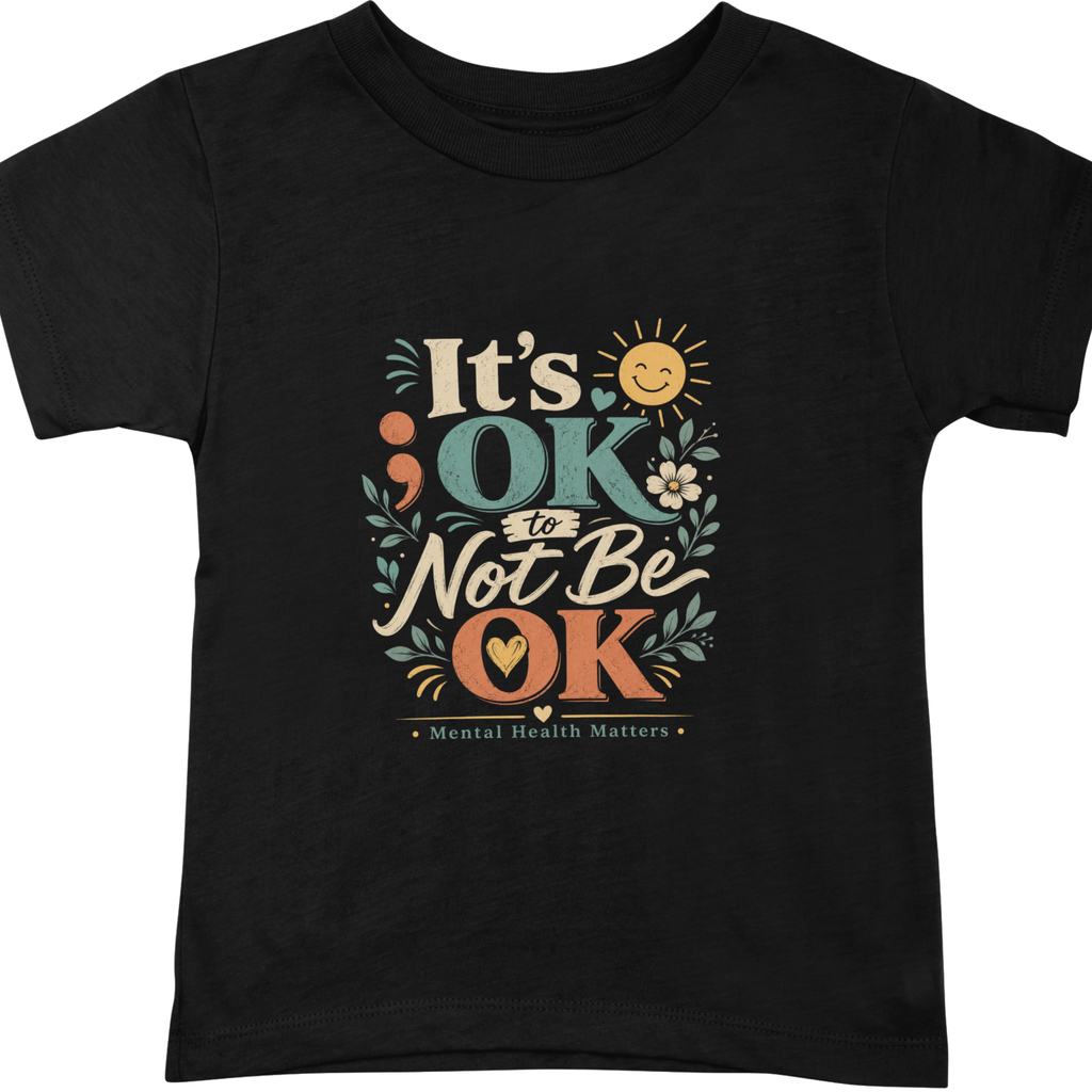 It’s OK To Not Be OK Mental Health T-Shirt
