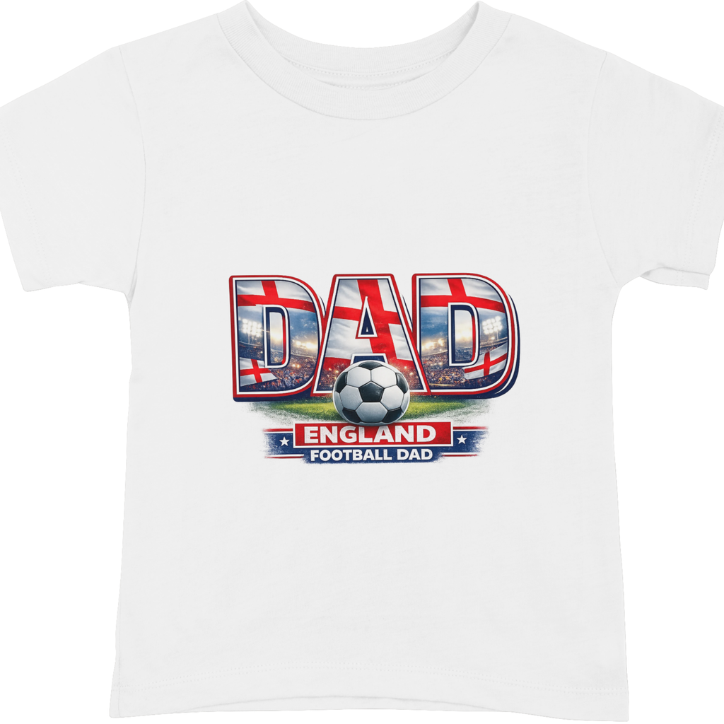 Dad England Football T-Shirt | Father's Day Gift
