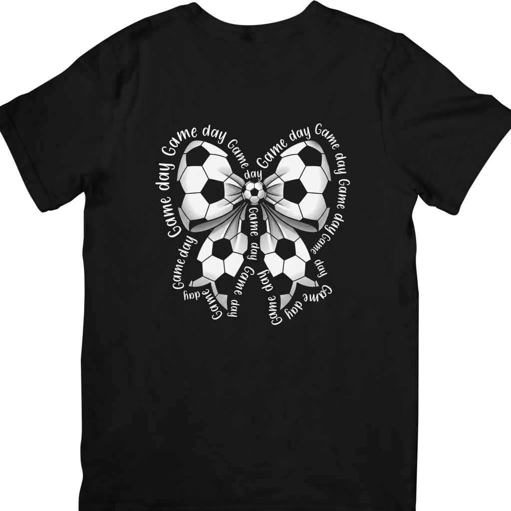 Football Game Day Bow T-Shirt