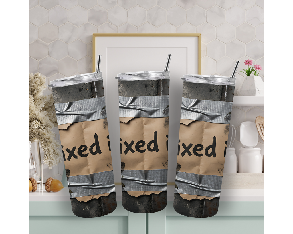 Fixed It 20oz Stainless Steel Tumbler