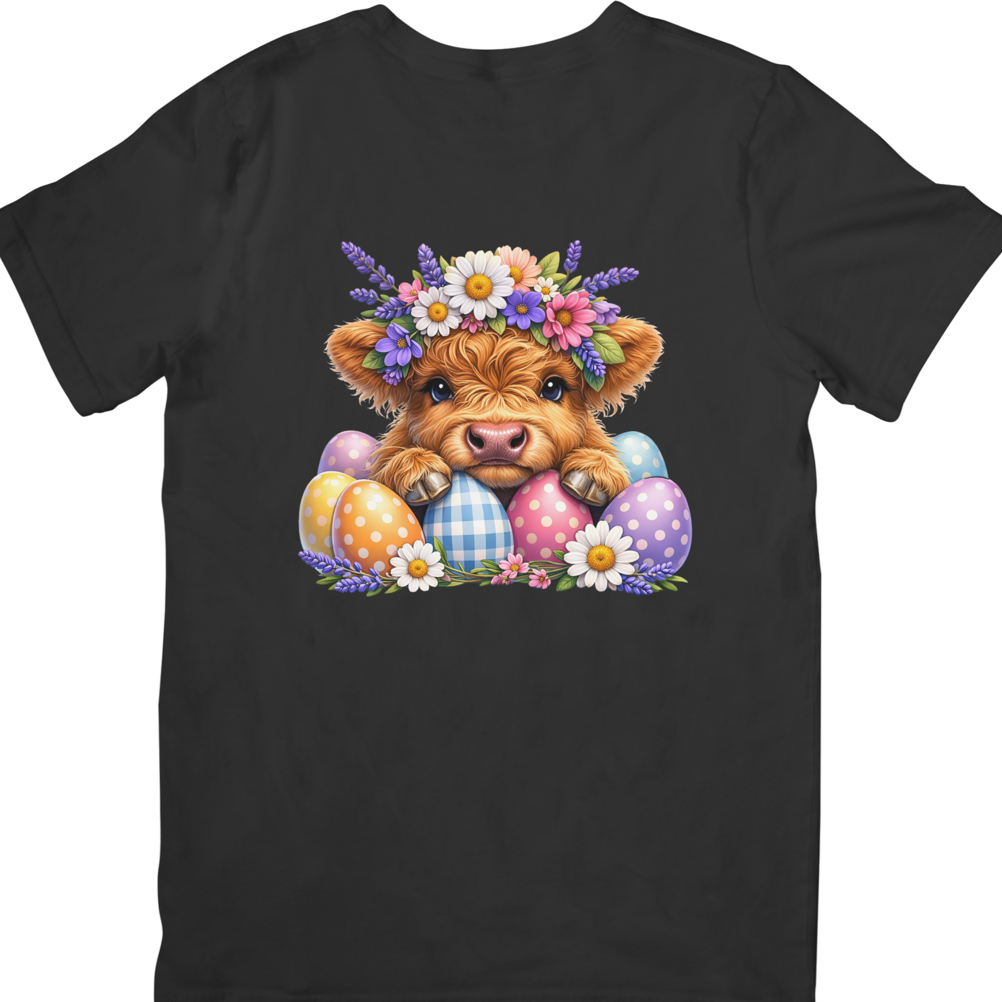 Highland Cow Easter T-Shirt