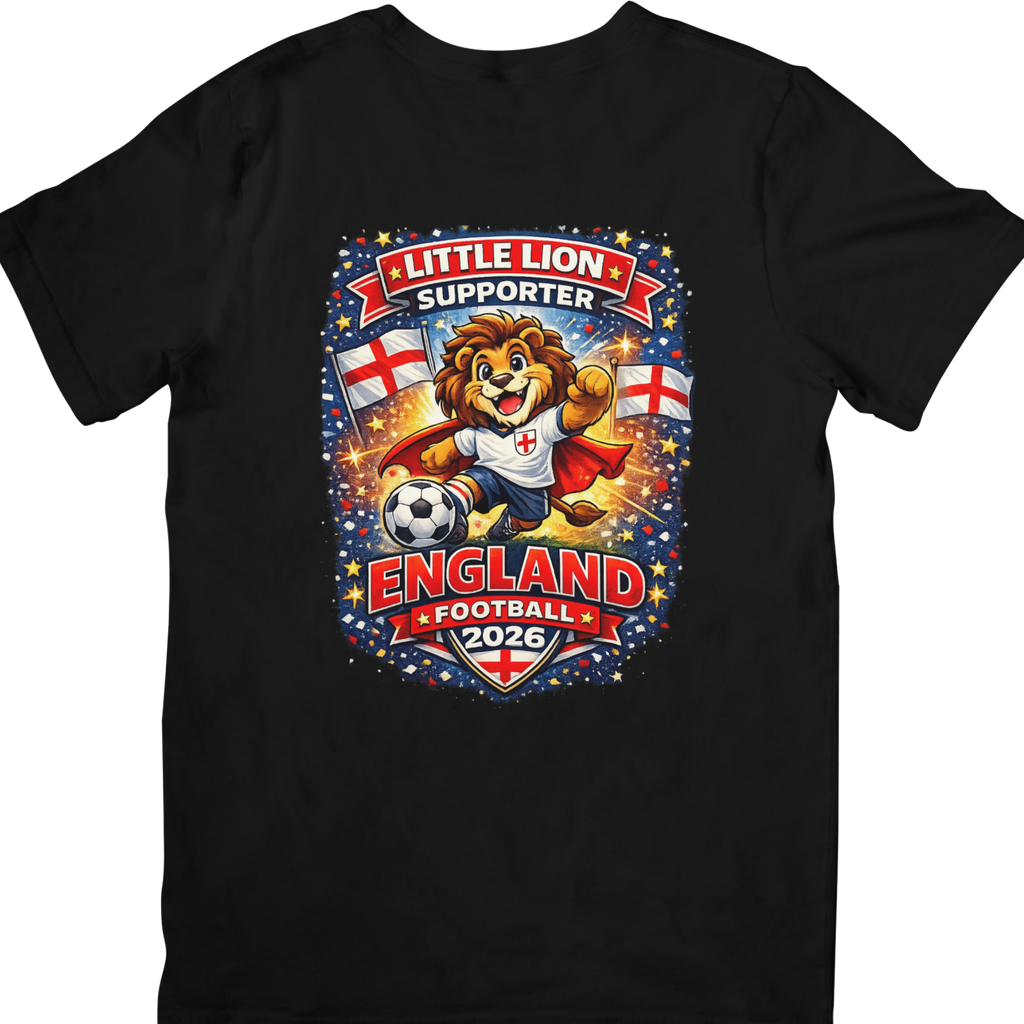 Kids Little Lion England Football 2026 T-Shirt