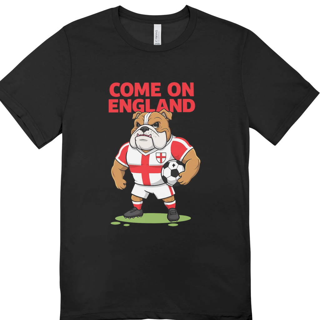 Come On England Bulldog Fan T-Shirt