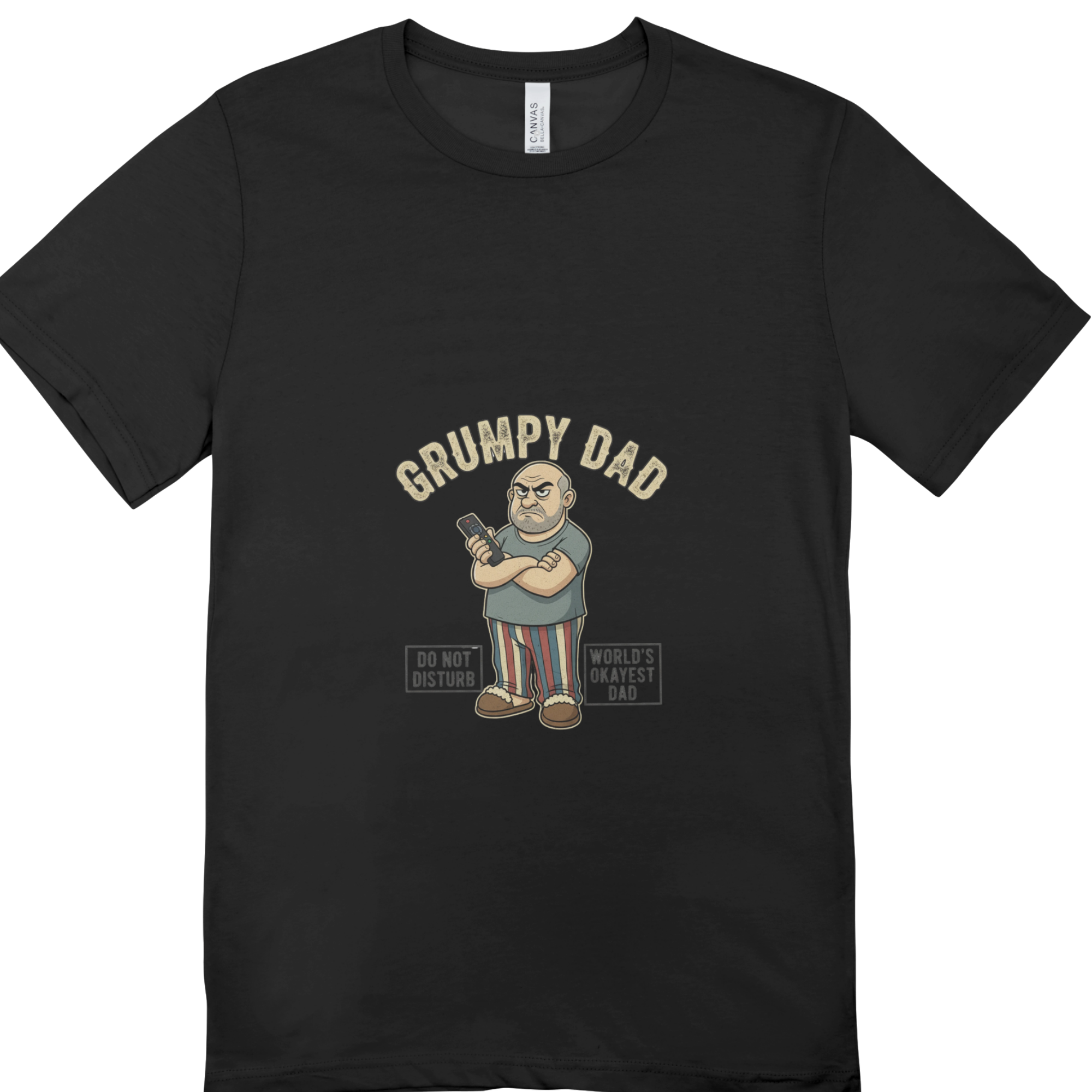 Grumpy Dad T-Shirt | Do Not Disturb | World's Okayest Dad