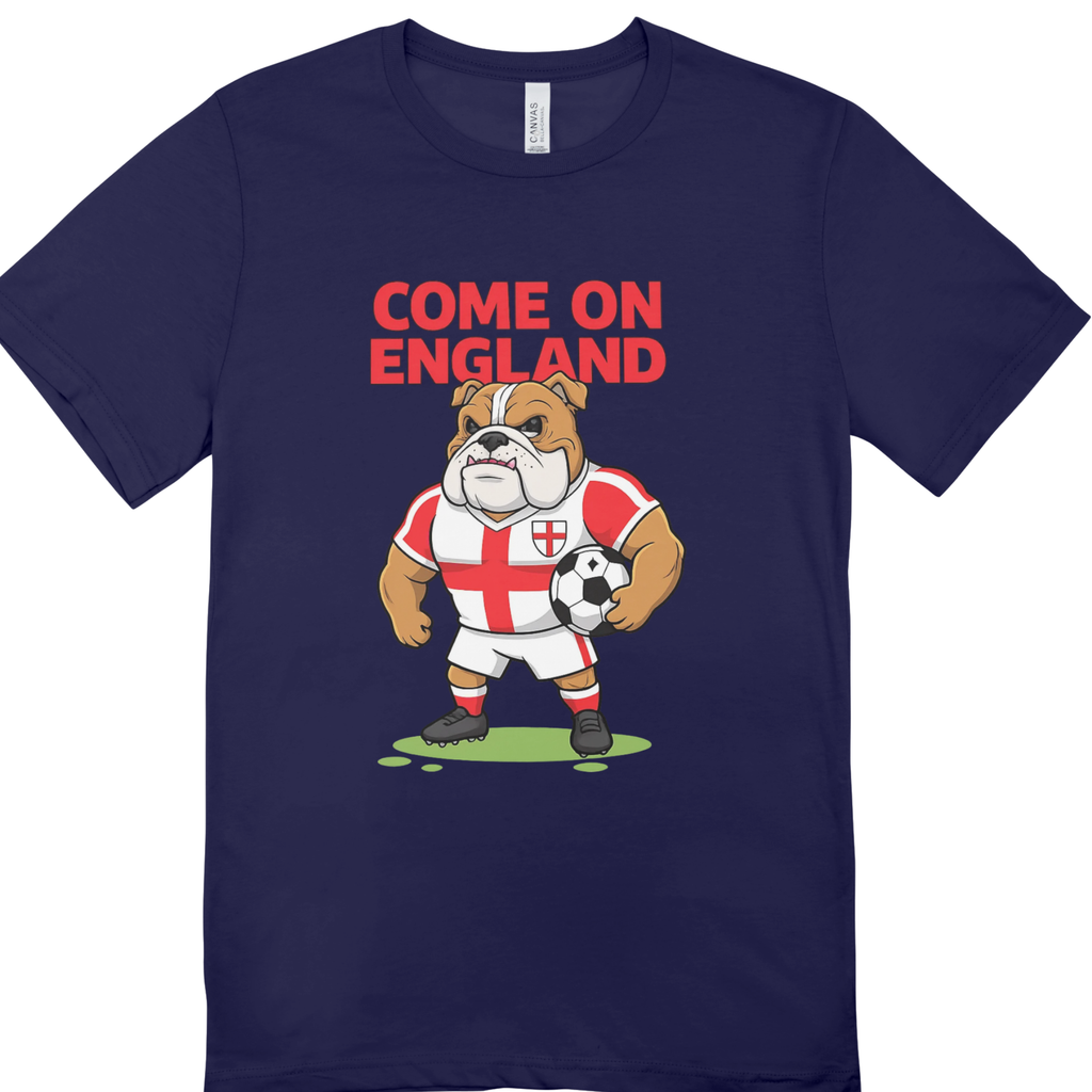 Come On England Bulldog Fan T-Shirt