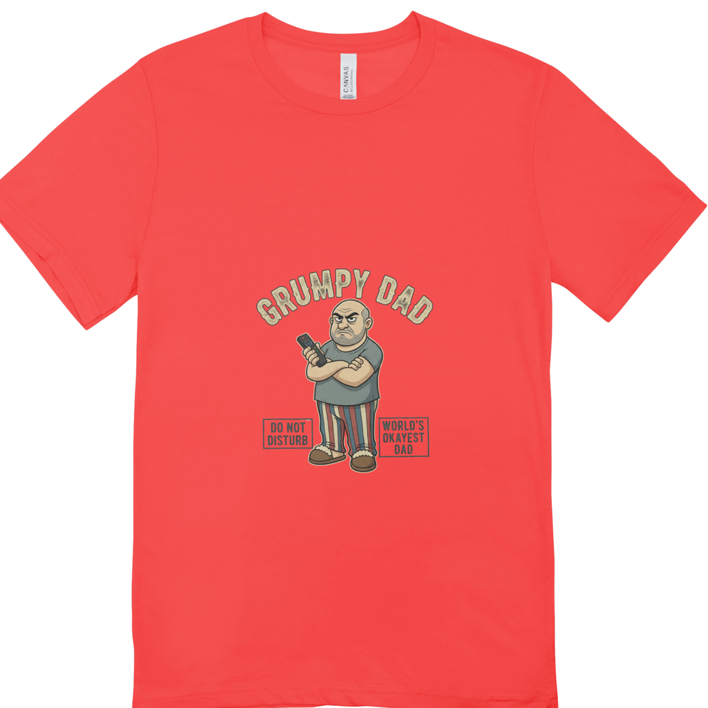 Grumpy Dad T-Shirt | Do Not Disturb | World's Okayest Dad