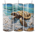 Sea Turtle Ocean 20oz Skinny Tumbler with Straw