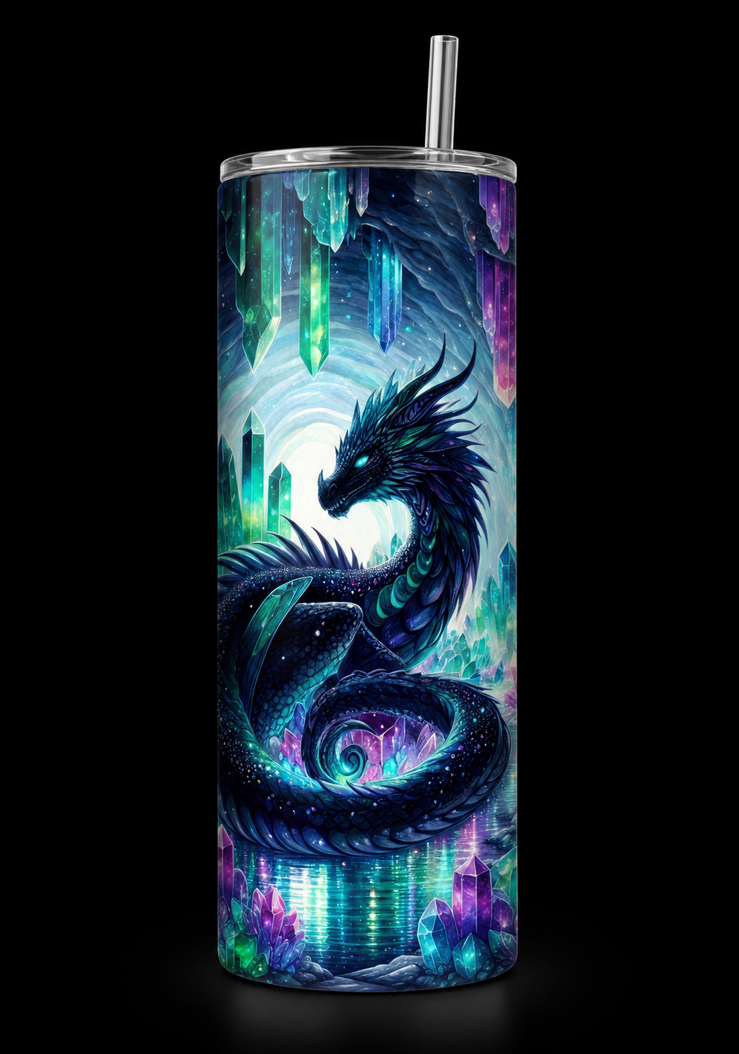Crystal Dragon Cave 20oz Skinny Tumbler