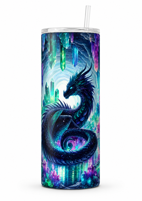 Crystal Dragon Cave 20oz Skinny Tumbler