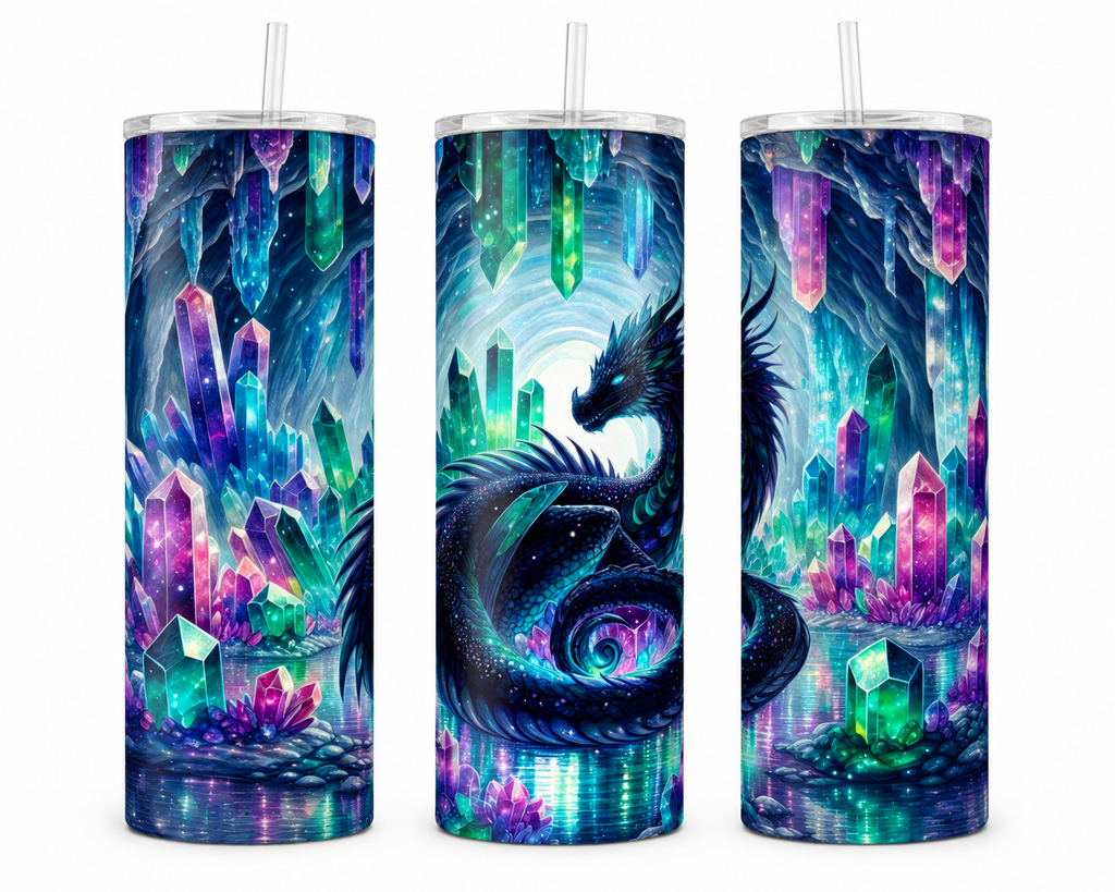 Crystal Dragon Cave 20oz Skinny Tumbler
