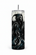 Gothic Horror Tumbler Mockup 5 - Clean White Studio